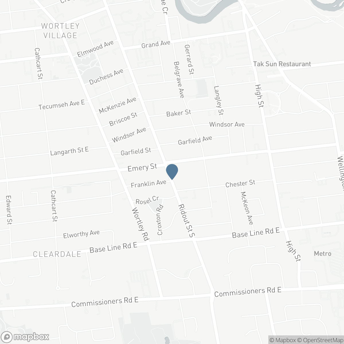 322 RIDOUT STREET S, London, Ontario N6C 3Z3
